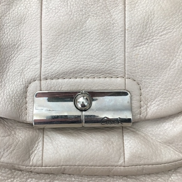 Pearl Shimmer Coach Crossbody Hobo Bag - Picture 6 of 6